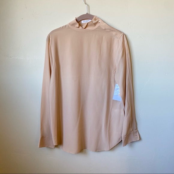 Equipment • NWT Curtis Mock Neck Silk Blouse - Picture 8 of 12